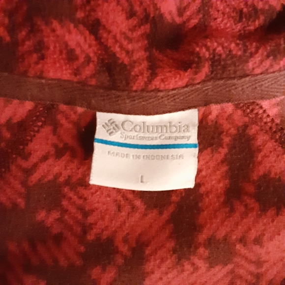 COLUMBIA 1/4 zip fleece jacket L - Picture 5 of 7
